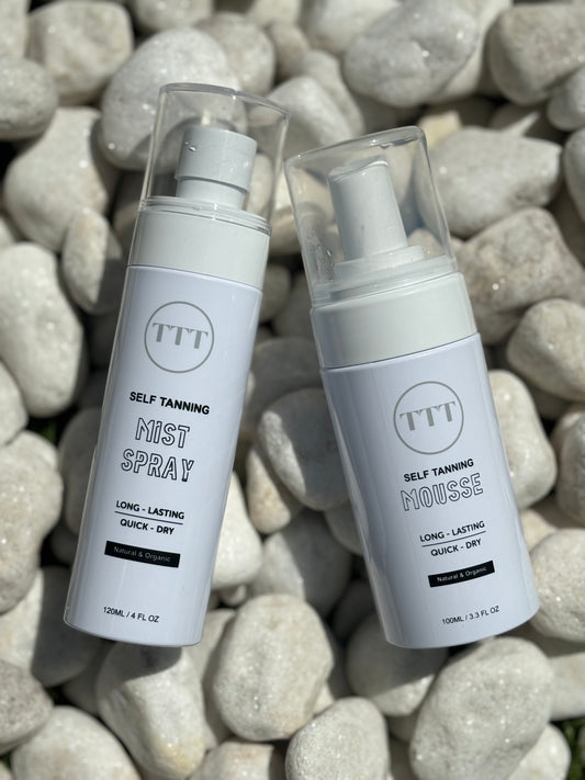 Self tanning mist spray and mousse
